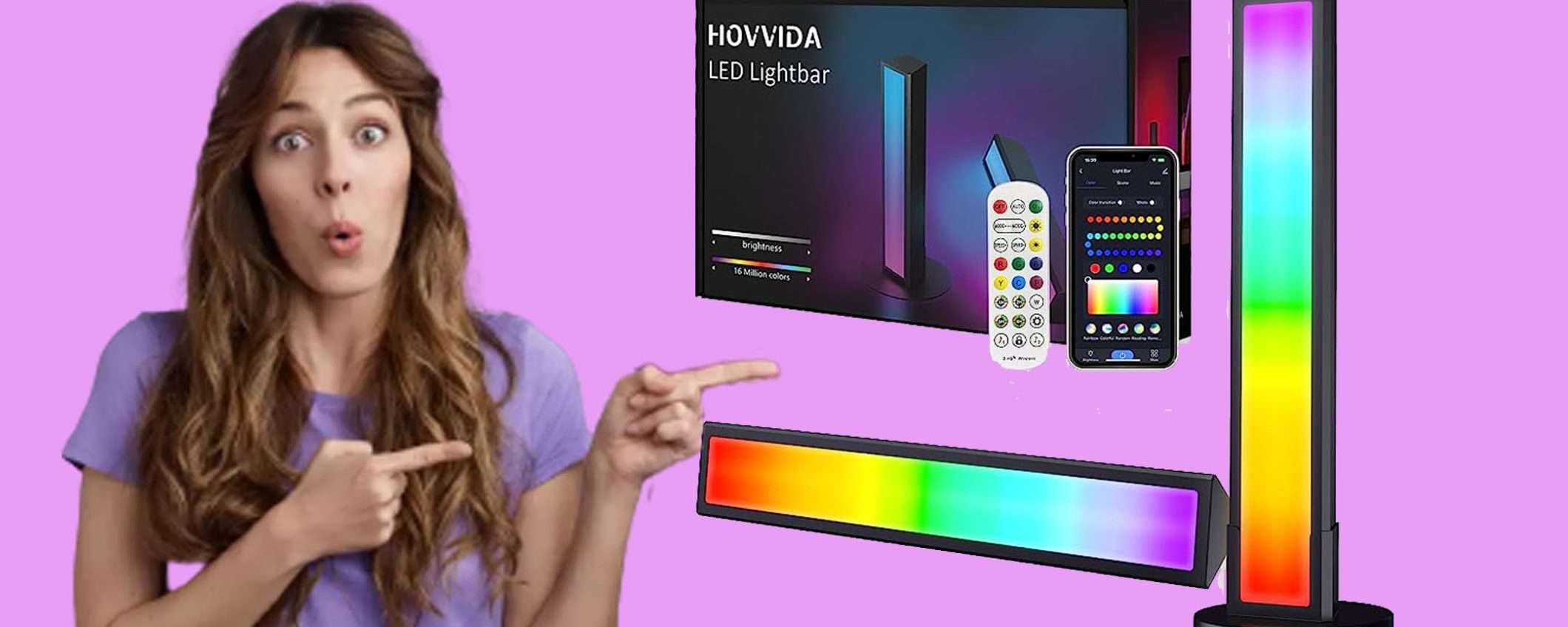 Barra luminosa a LED in offerta: crea un'atmosfera magnifica con 23€ Barra luminosa a LED in offerta: crea un'atmosfera magnifica con 23€