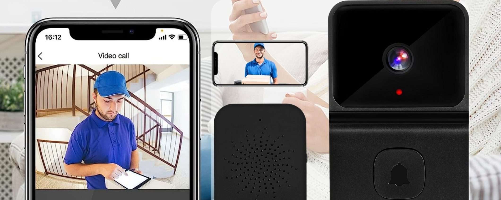 Videocitofono SMART WiFi a prezzo RIDICOLO su Amazon (22€) Videocitofono SMART WiFi a prezzo RIDICOLO su Amazon (22€)