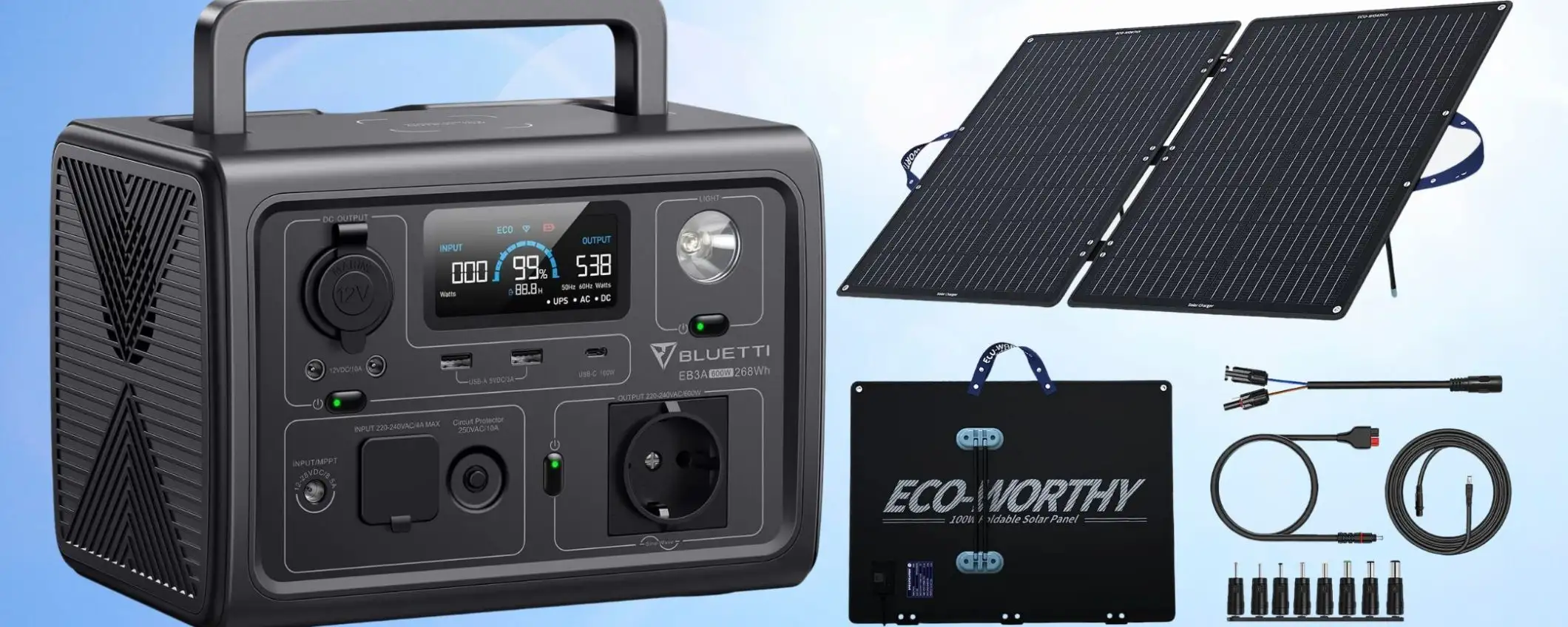 Centrale elettrica solare portatile di QUALITÀ a prezzo SHOCK (401€) Centrale elettrica solare portatile di QUALITÀ a prezzo SHOCK (401€)