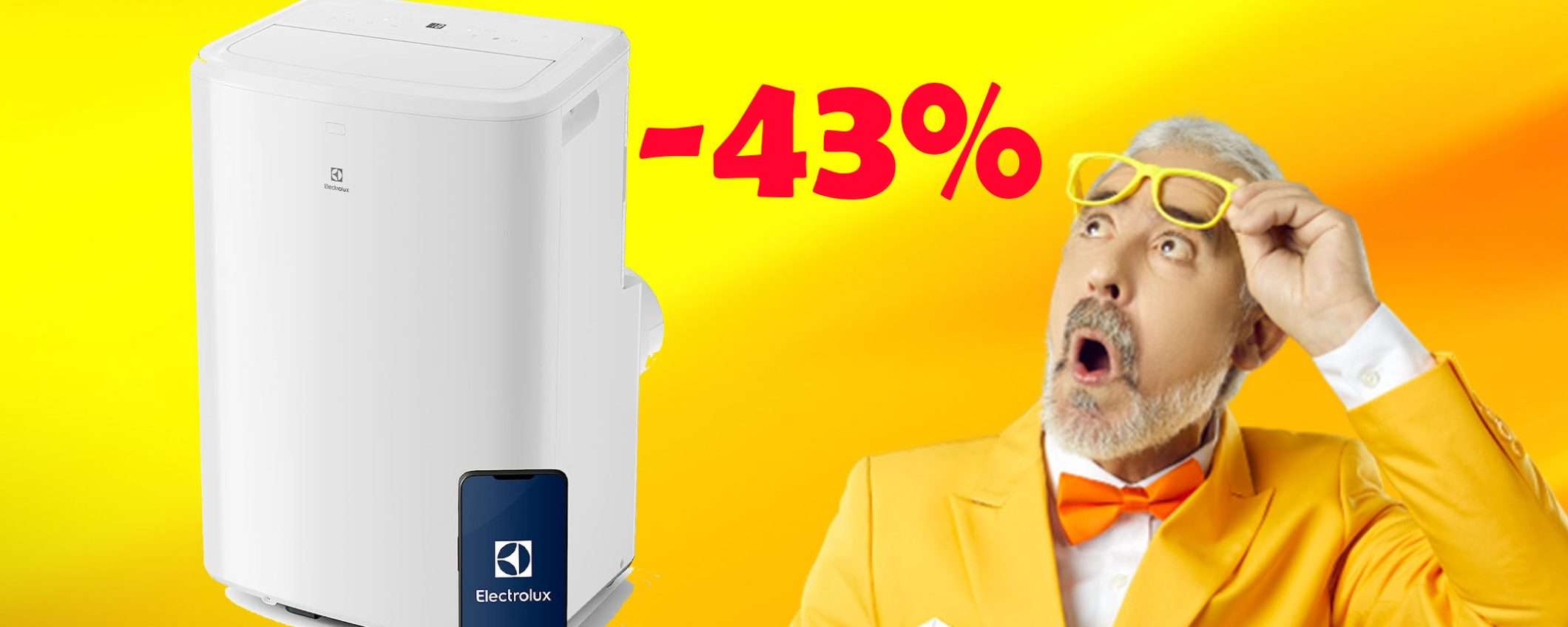 Condizionatore portatile Electrolux potentissimo al prezzo FOLLE (-43%) Condizionatore portatile Electrolux potentissimo al prezzo FOLLE (-43%)