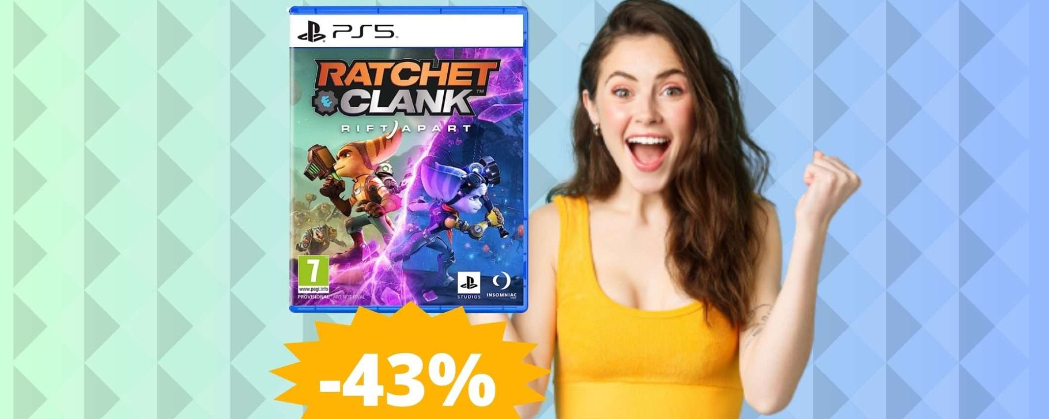 Ratchet & Clank Rift Apart: esclusiva PS5 in SUPER sconto su Amazon Ratchet & Clank Rift Apart: esclusiva PS5 in SUPER sconto su Amazon