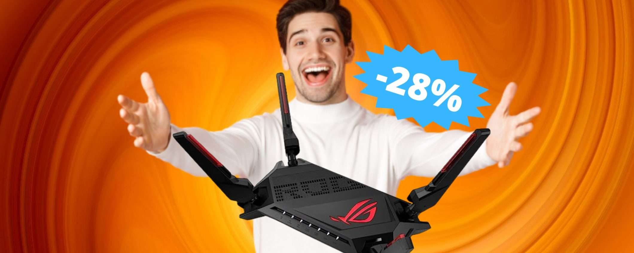 ASUS ROG Rapture: l'eccezionale Router da Gaming in super sconto su Amazon ASUS ROG Rapture: l'eccezionale Router da Gaming in super sconto su Amazon
