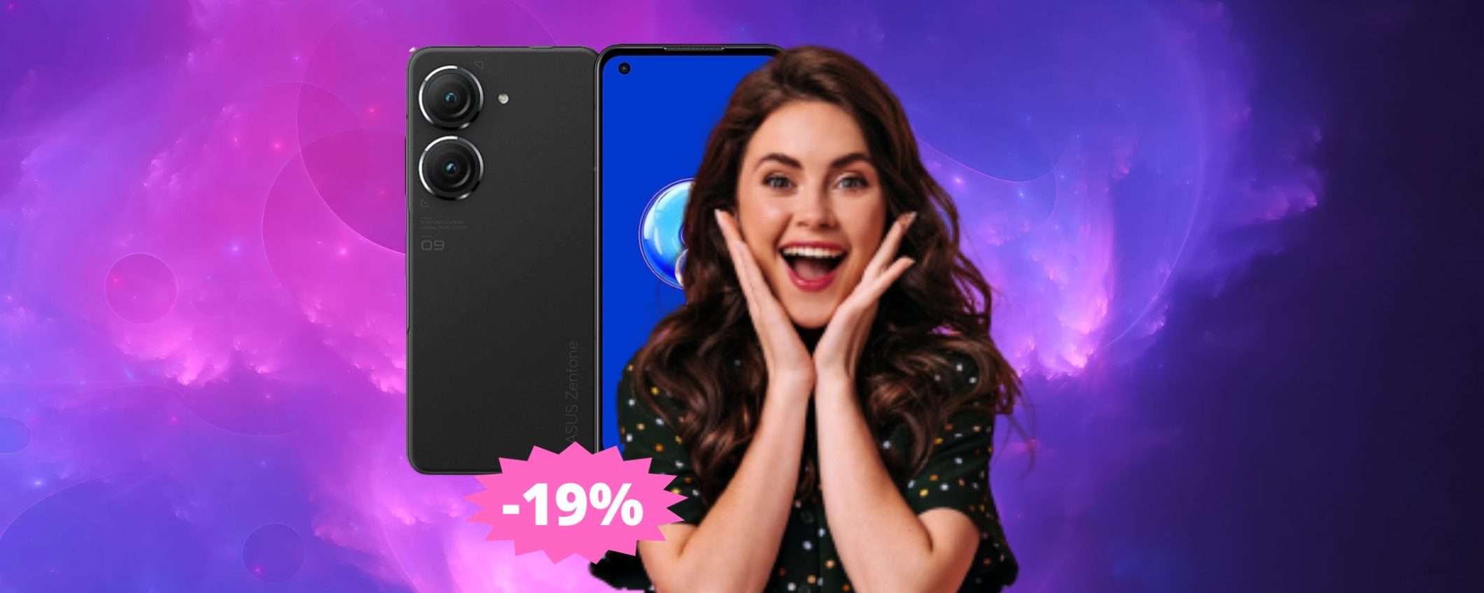 ASUS Zenfone 9: per chi non si accontenta, ma vuole risparmiare (-19%) ASUS Zenfone 9: per chi non si accontenta, ma vuole risparmiare (-19%)