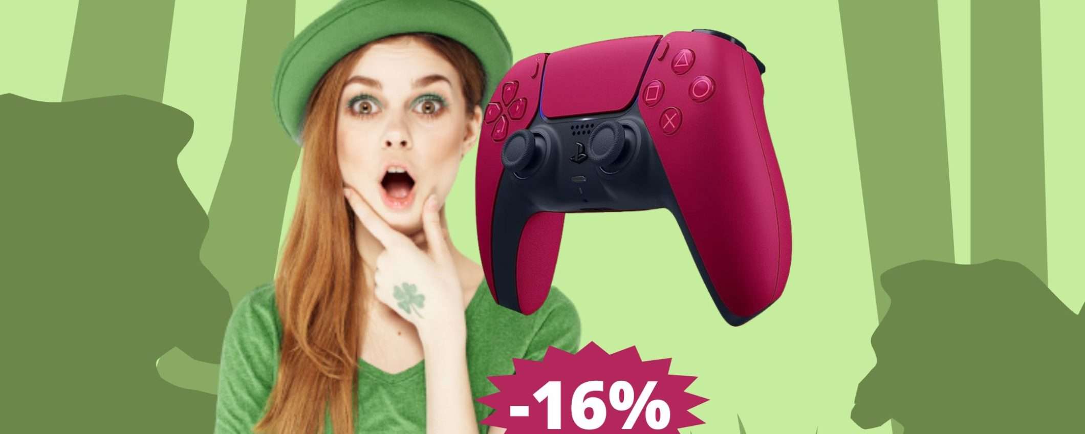 Controller DualSense PS5: prezzo BOMBA per la colorazione Cosmic Red Controller DualSense PS5: prezzo BOMBA per la colorazione Cosmic Red