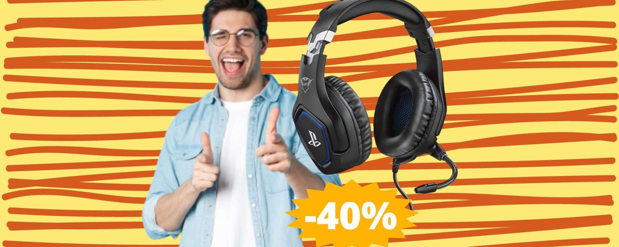 Cuffie da gaming Trust GXT 488: potenza audio in MEGA sconto Cuffie da gaming Trust GXT 488: potenza audio in MEGA sconto