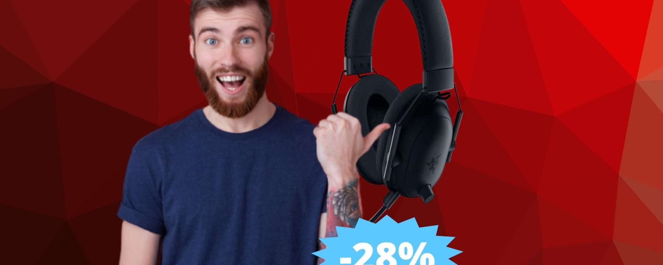 Razer BlackShark V2 Pro: SUPER sconto del 28% Razer BlackShark V2 Pro: SUPER sconto del 28%