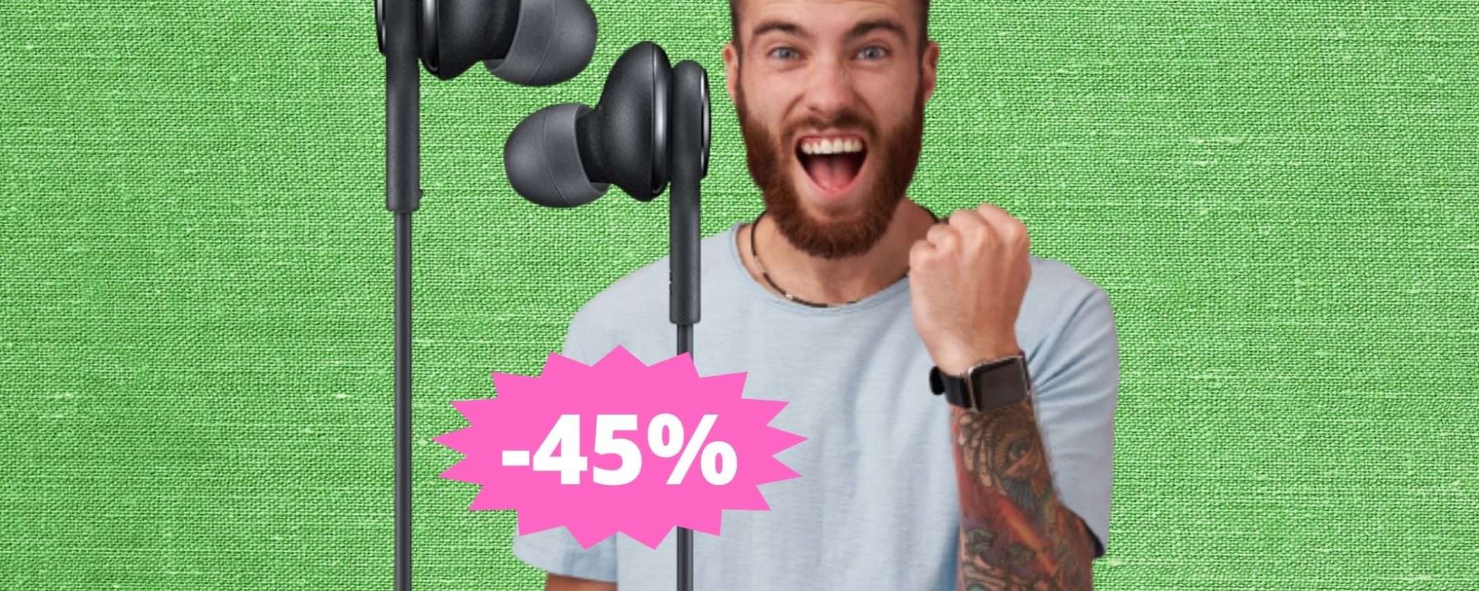 Cuffie Samsung USB-C: MEGA sconto del 45% su Amazon Cuffie Samsung USB-C: MEGA sconto del 45% su Amazon