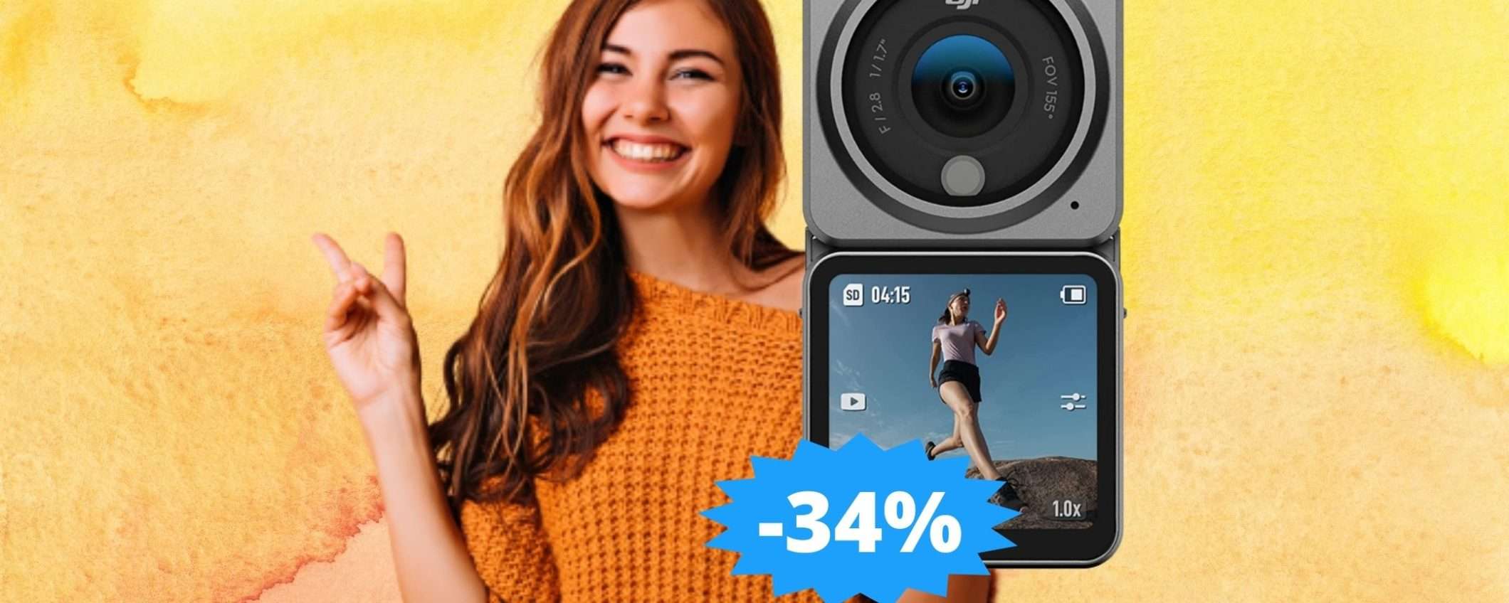 DJI Action 2: SUPER offerta del 34% su Amazon DJI Action 2: SUPER offerta del 34% su Amazon