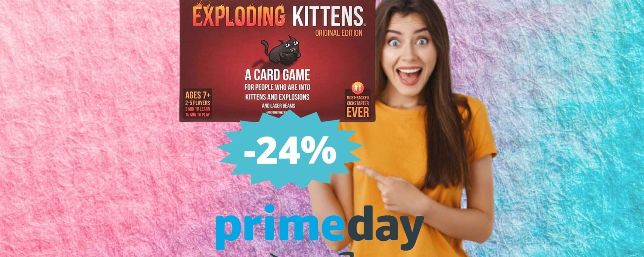 Exploding Kittens: gli sconti Prime Day che volevamo Exploding Kittens: gli sconti Prime Day che volevamo