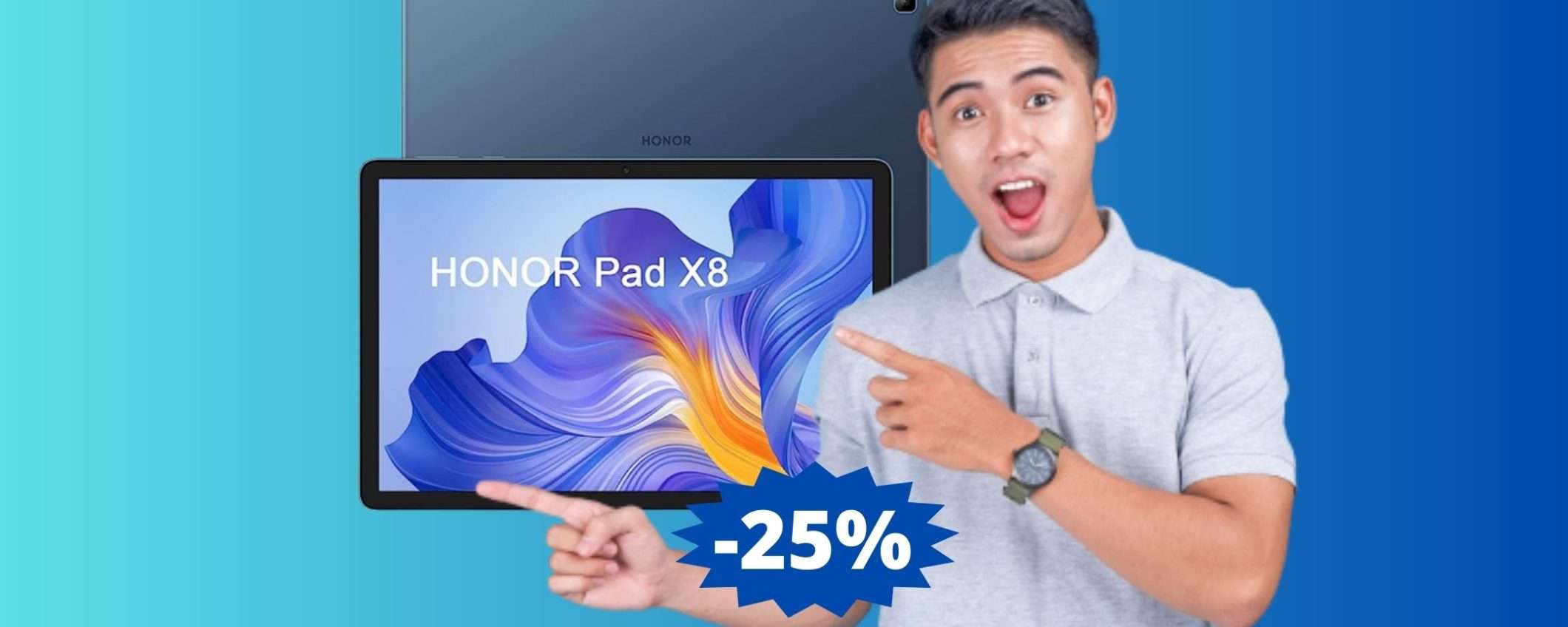 HONOR Pad X8: l'eccellenza dei tablet ad un prezzo super scontato HONOR Pad X8: l'eccellenza dei tablet ad un prezzo super scontato