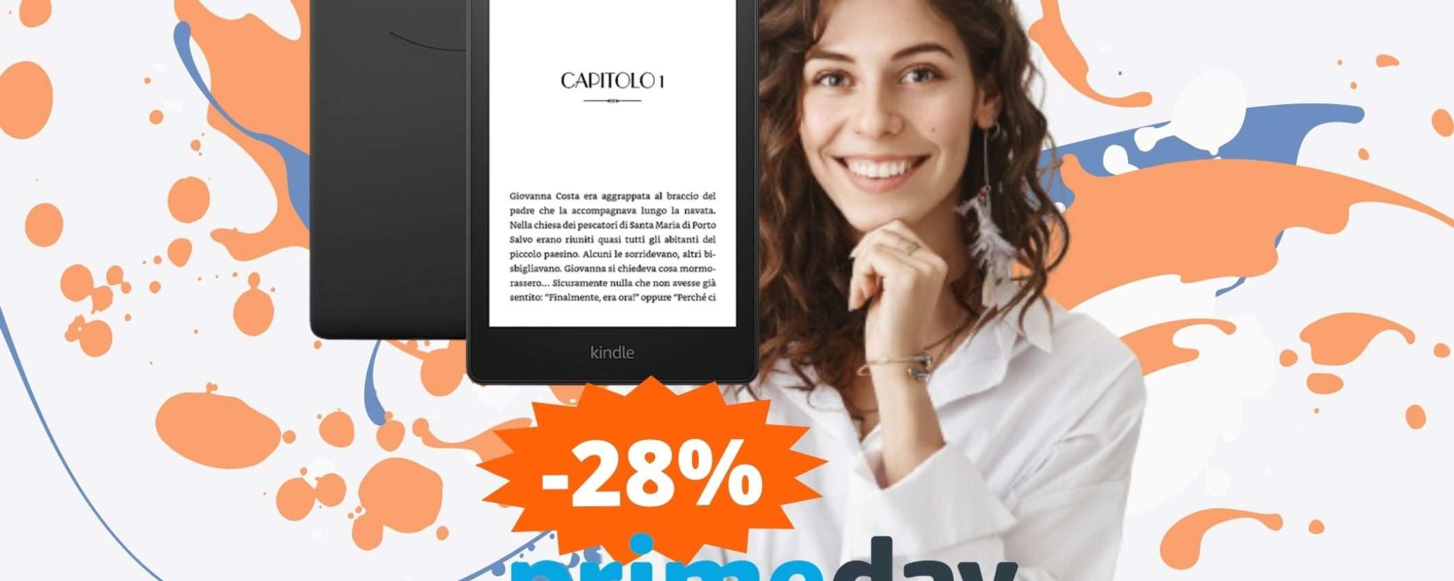 Kindle Paperwhite: SUPER sconto per il Prime Day Kindle Paperwhite: SUPER sconto per il Prime Day