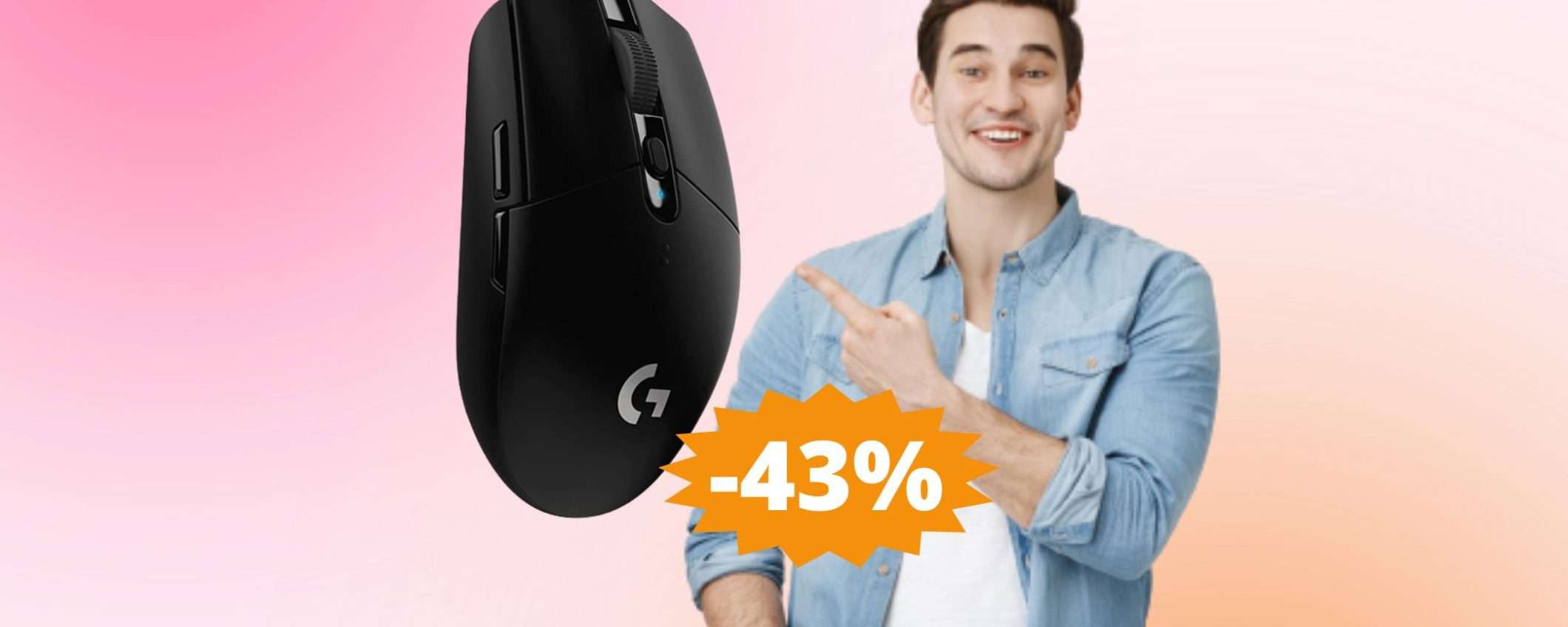 Logitech G305: il mouse da gaming di cui avevi bisogno (-43%) Logitech G305: il mouse da gaming di cui avevi bisogno (-43%)