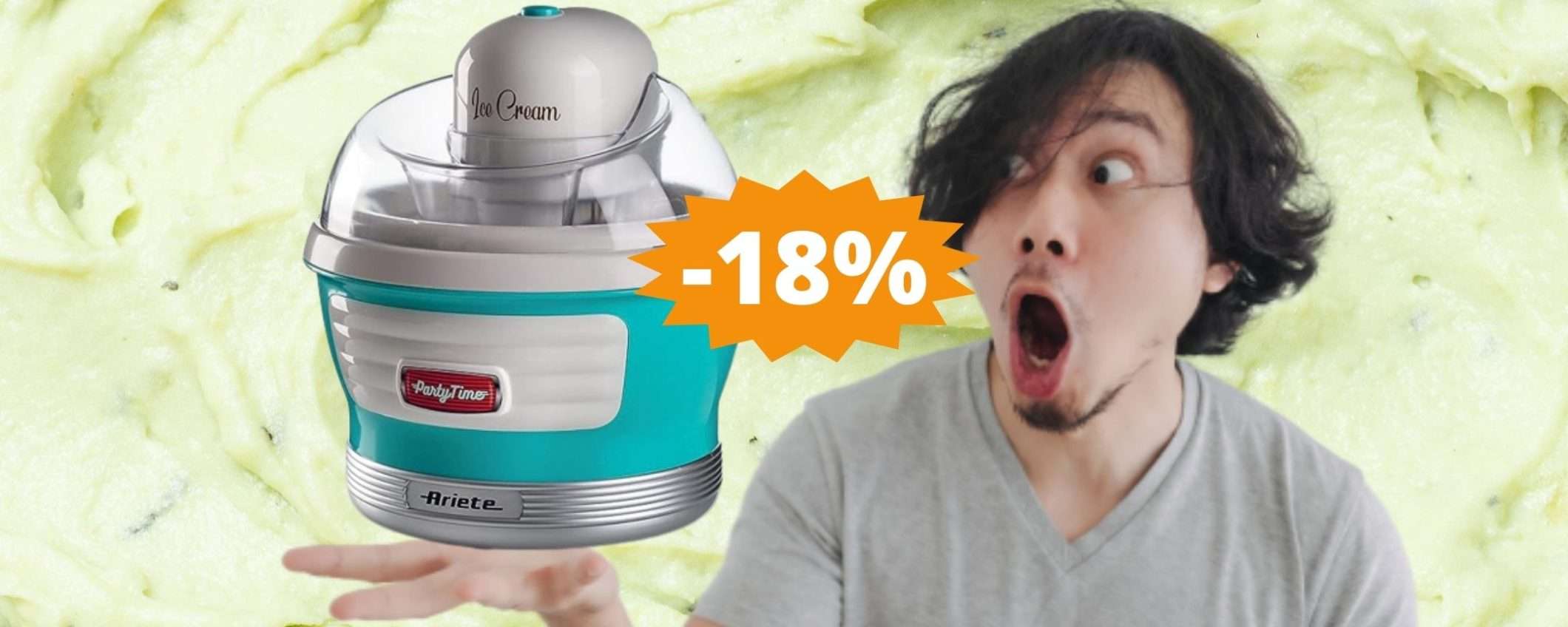 Macchina da gelato Ariete: un'OCCASIONE su Amazon Macchina da gelato Ariete: un'OCCASIONE su Amazon