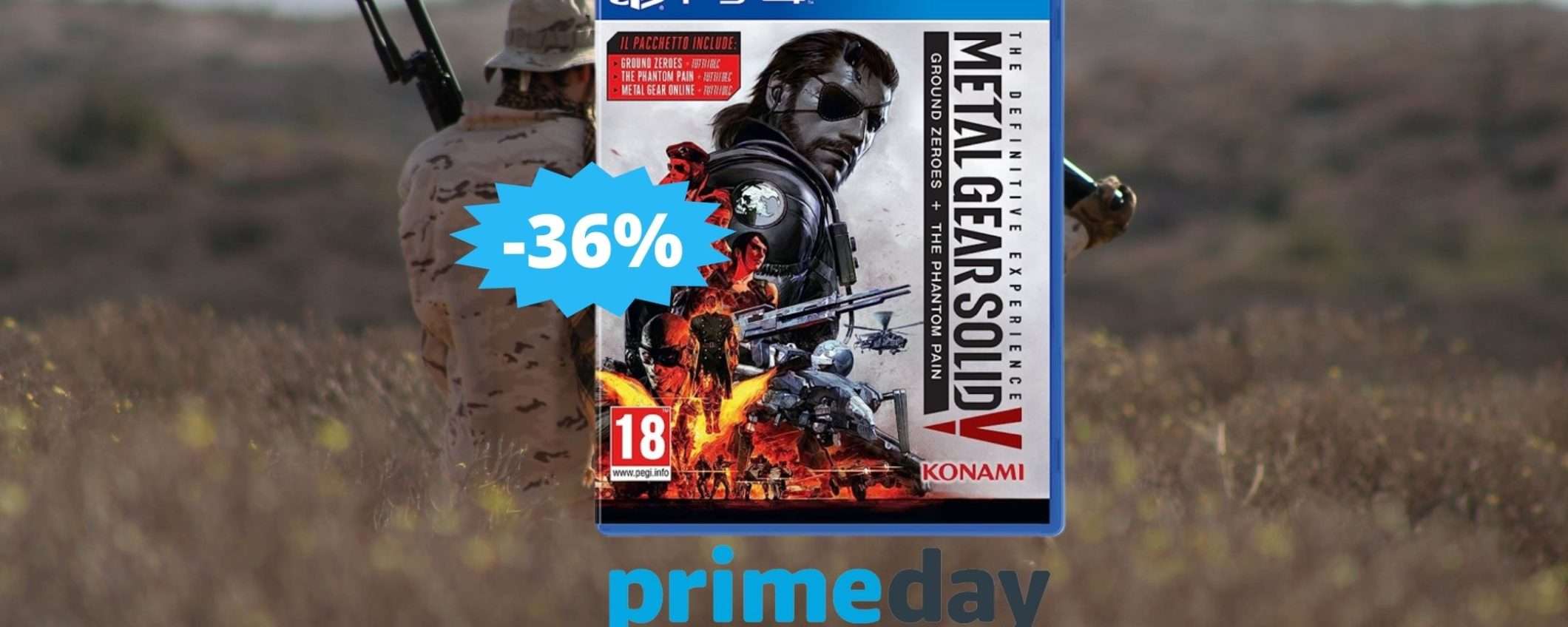 Metal Gear Solid V PS4: SUPER sconto per il Prime Day Metal Gear Solid V PS4: SUPER sconto per il Prime Day