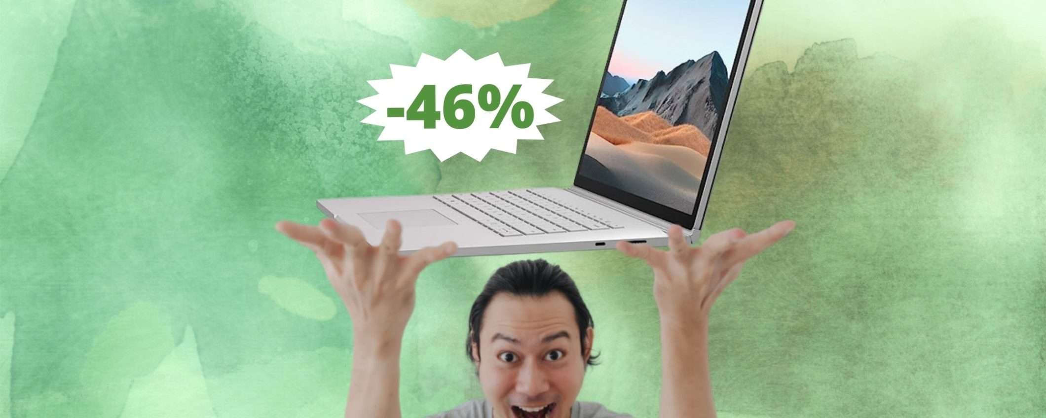 Microsoft Surface Book 3: sconto FOLLE del 46% su Amazon Microsoft Surface Book 3: sconto FOLLE del 46% su Amazon