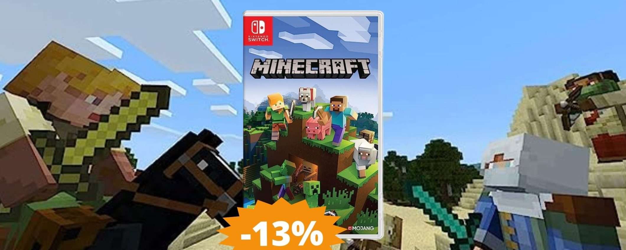 Minecraft per Nintendo Switch: l'OFFERTA che stavi ecrcando Minecraft per Nintendo Switch: l'OFFERTA che stavi ecrcando
