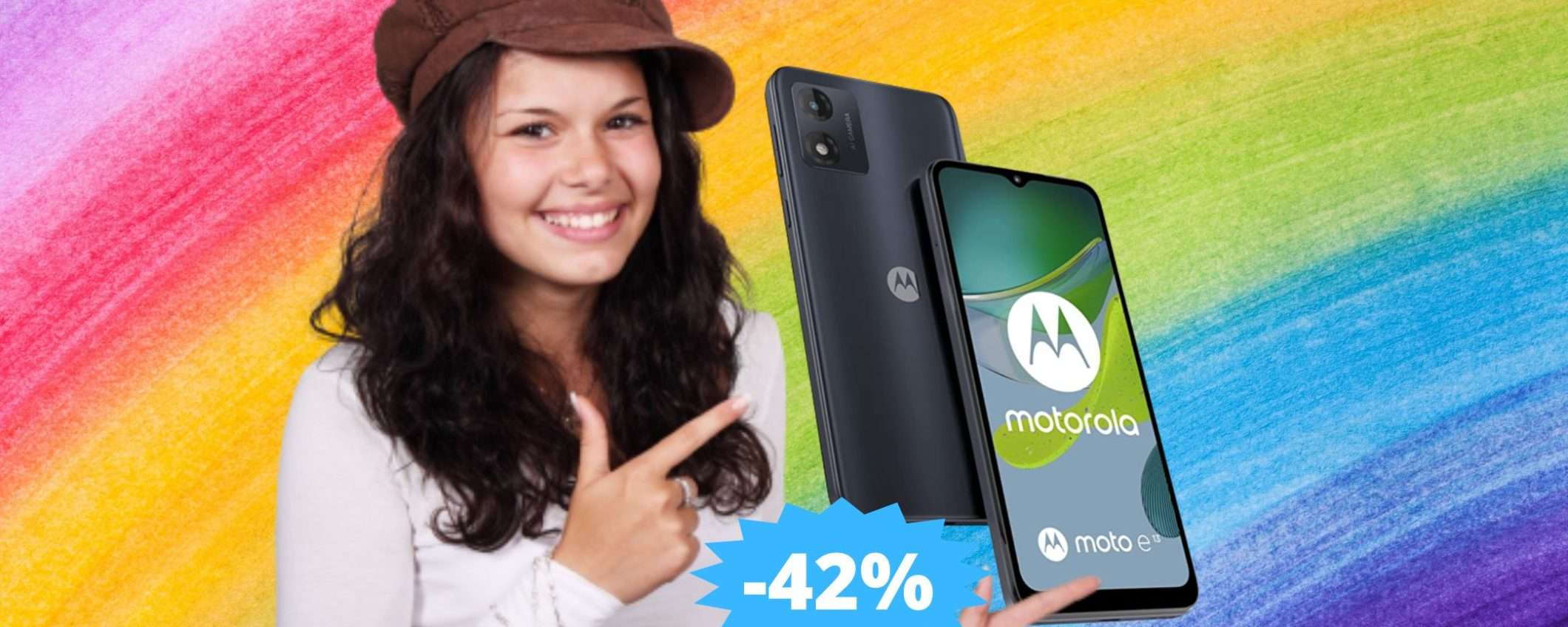 Motorola moto e13: essenziale, affidabile e in MEGA sconto Motorola moto e13: essenziale, affidabile e in MEGA sconto