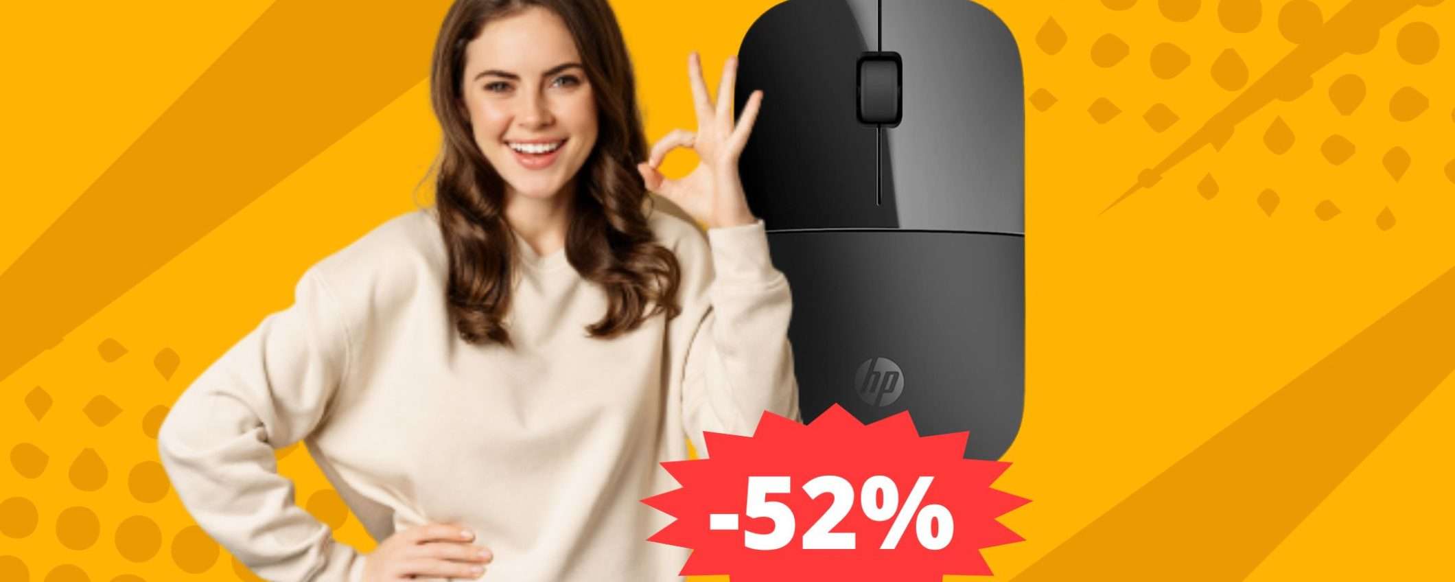 Mouse HP Sottile: sconto FOLLE del 52% su Amazon Mouse HP Sottile: sconto FOLLE del 52% su Amazon