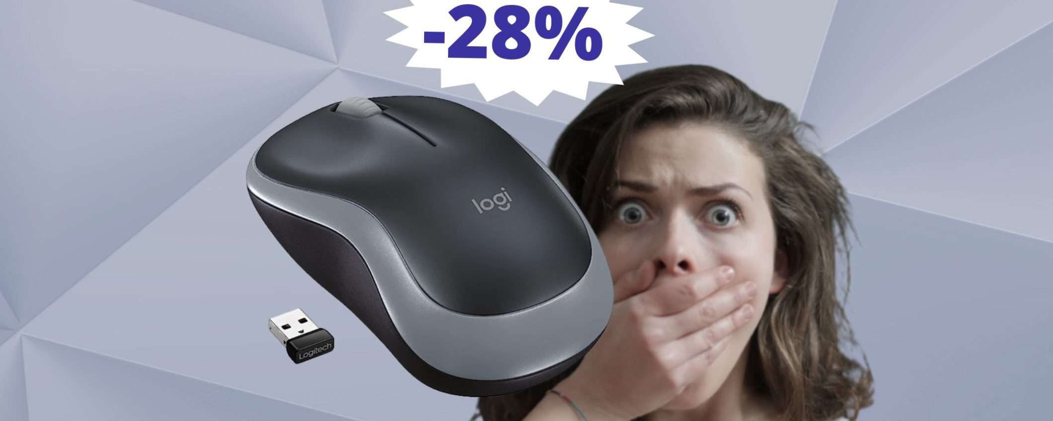 Mouse Logitech M185: uno SUPER sconto del 28% su Amazon Mouse Logitech M185: uno SUPER sconto del 28% su Amazon