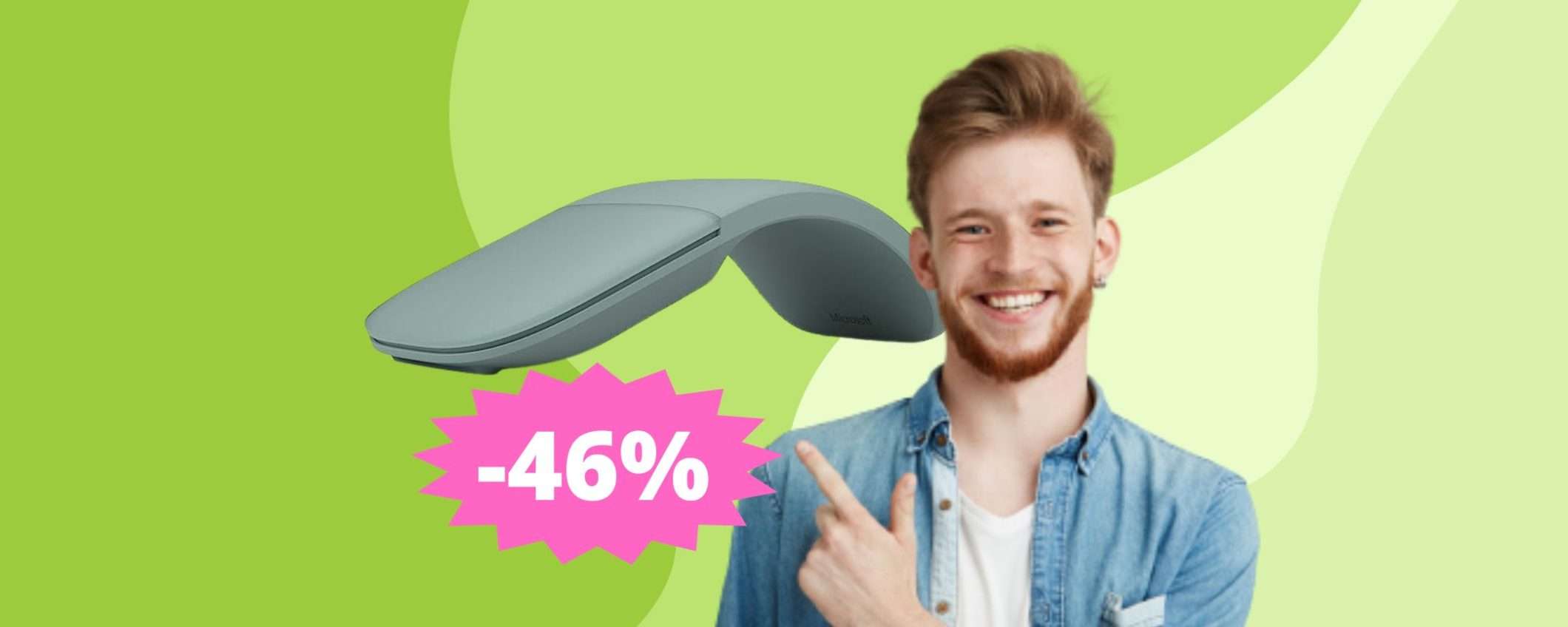 Mouse Microsoft Arc: flessibile e moderno, in MEGA sconto Mouse Microsoft Arc: flessibile e moderno, in MEGA sconto
