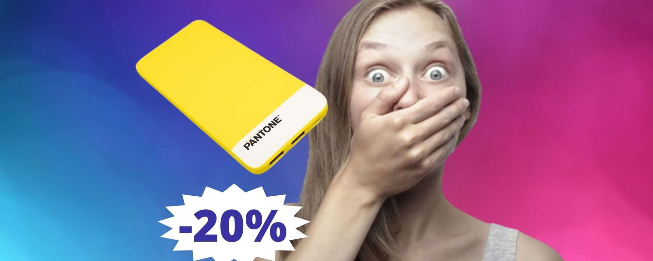 Celly Powerbank Pantone: alla moda, potente e in SUPER sconto Celly Powerbank Pantone: alla moda, potente e in SUPER sconto