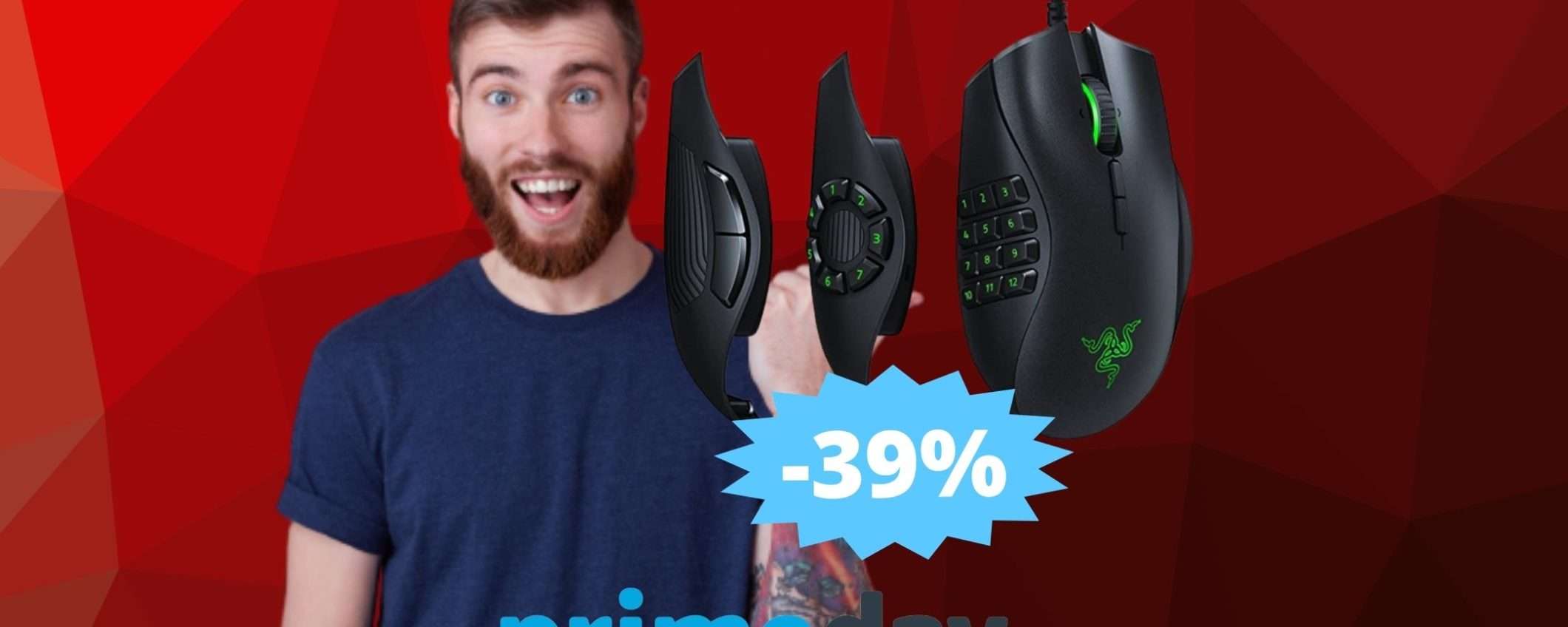 Razer Naga Trinity: mouse da gaming versatile, in MEGA sconto Razer Naga Trinity: mouse da gaming versatile, in MEGA sconto