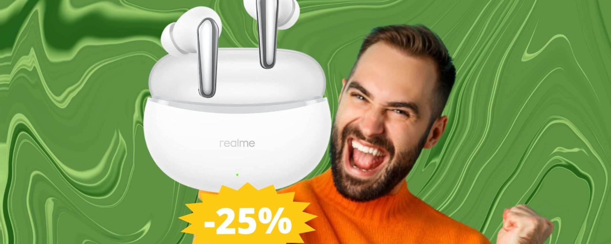 Realme Buds Air 3 Neo: difficile trovare di meglio a questo prezzo Realme Buds Air 3 Neo: difficile trovare di meglio a questo prezzo