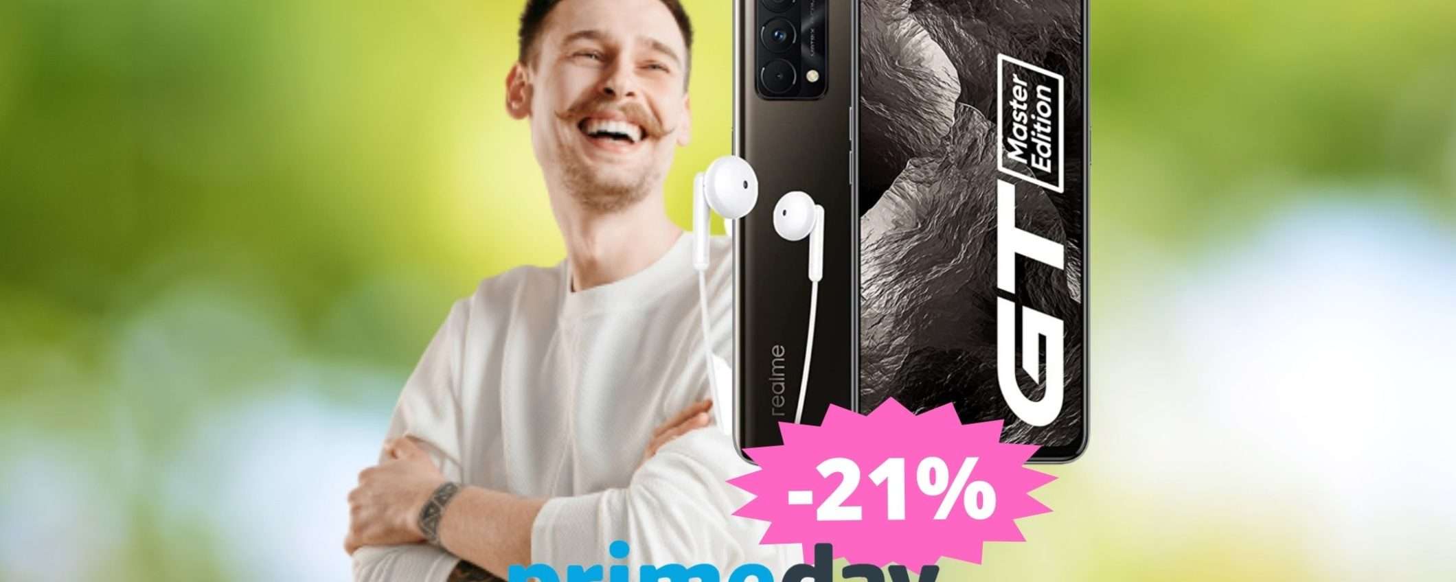Realme GT Master Edition: ultime ore per l'offerta del Prime Day Realme GT Master Edition: ultime ore per l'offerta del Prime Day