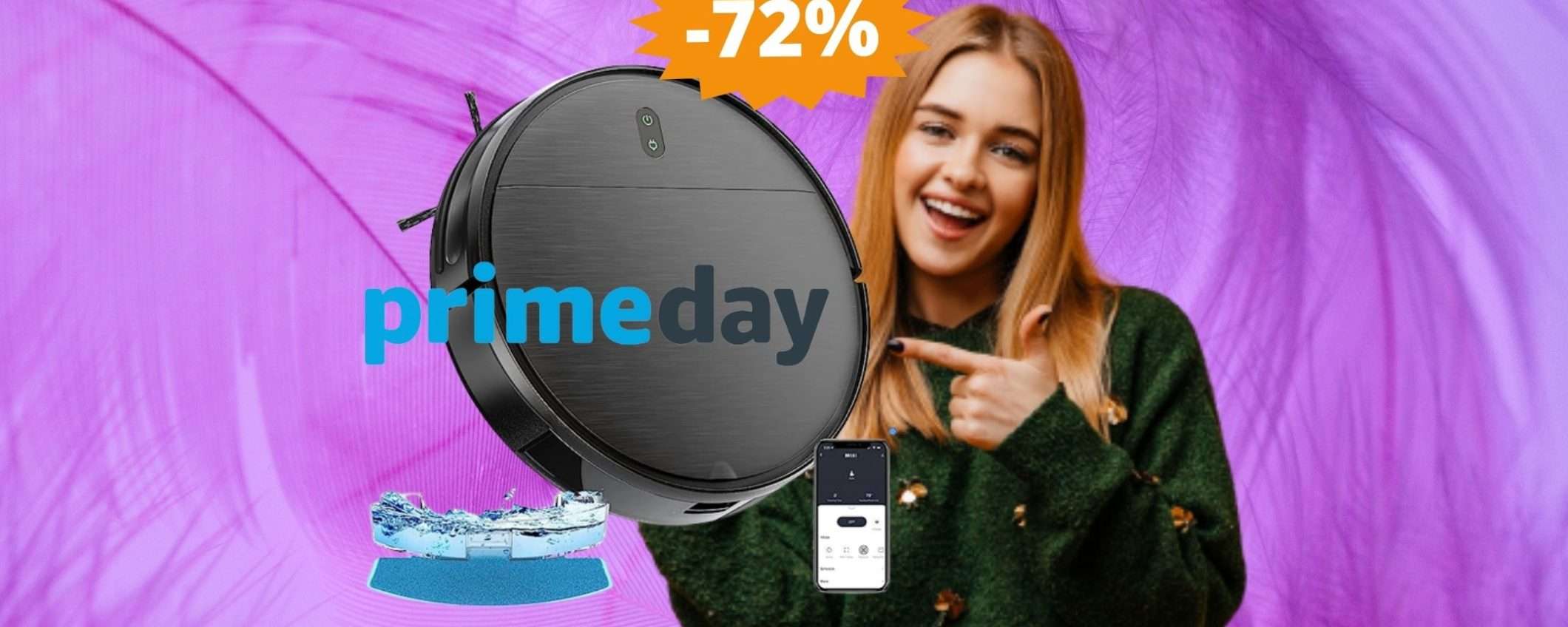 Robot aspirapolvere 2in1 BENICO: prezzo BOMBA per i Prime Day (-72%) Robot aspirapolvere 2in1 BENICO: prezzo BOMBA per i Prime Day (-72%)