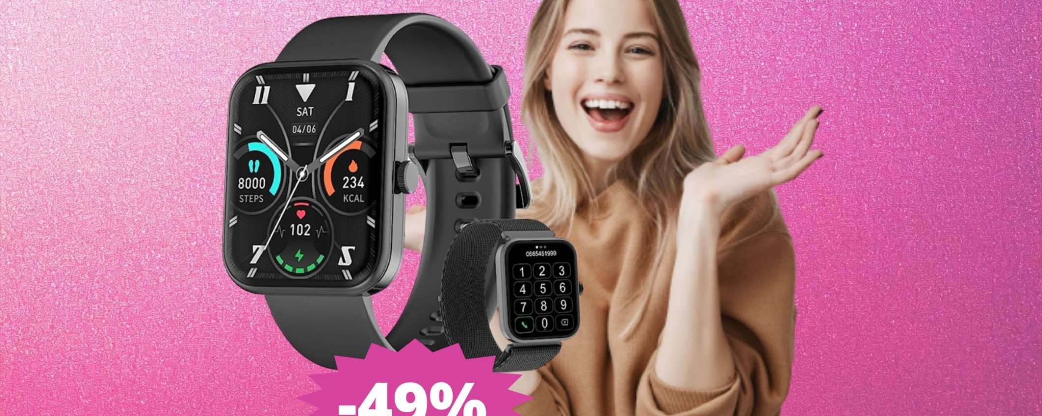 Smartwatch Blackview: prezzo BOMBA con sconto FOLLE Smartwatch Blackview: prezzo BOMBA con sconto FOLLE