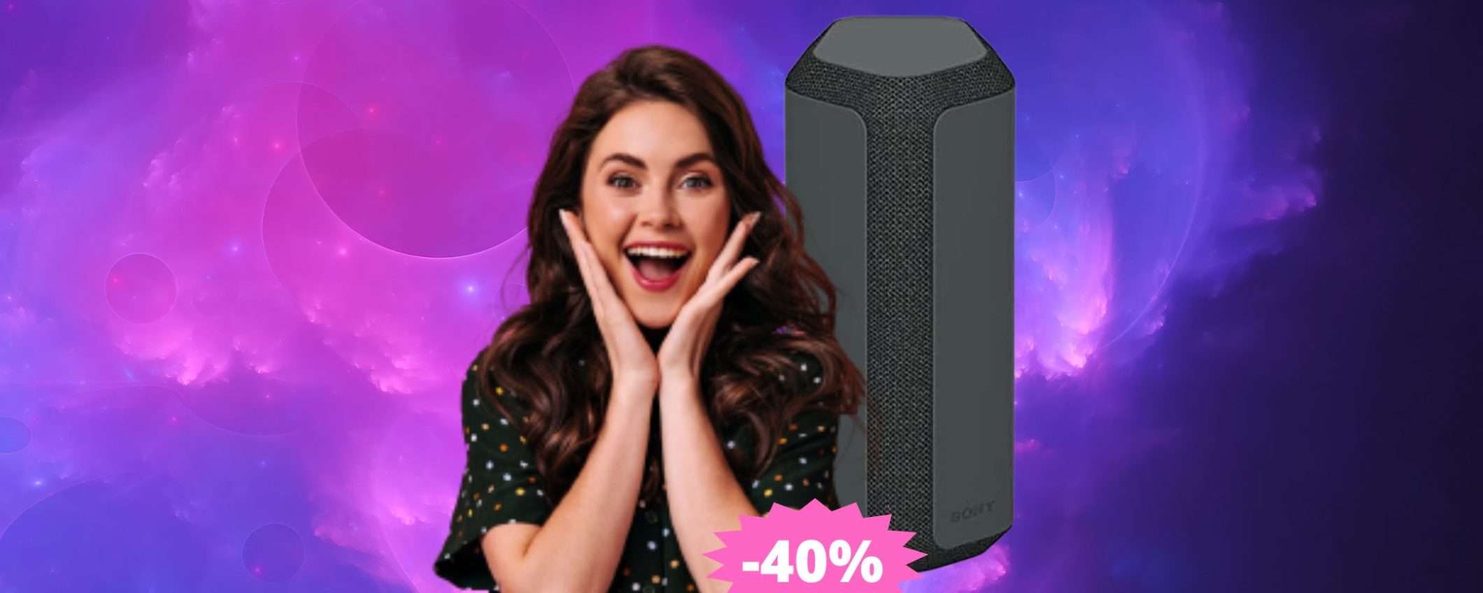 Sony SRS-XE300: speaker Bluetooth di alta qualità in MEGA sconto Sony SRS-XE300: speaker Bluetooth di alta qualità in MEGA sconto