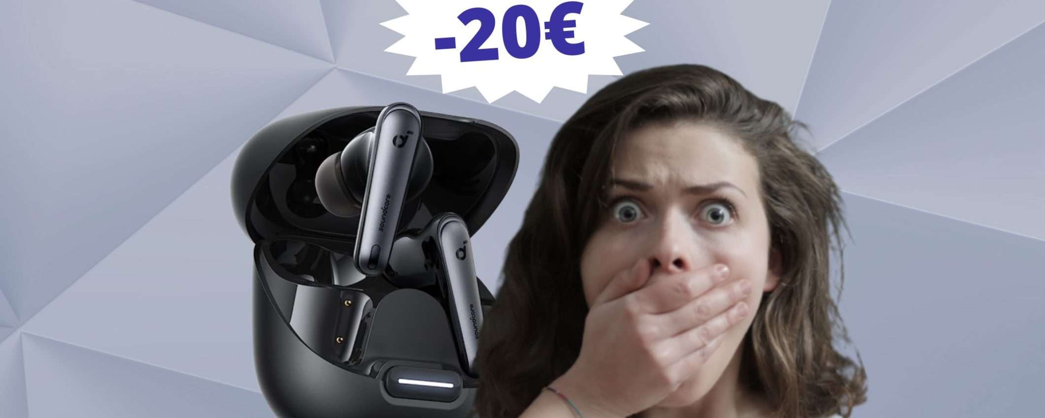 Cuffie Soundcore Anker Liberty 4 NC: ottimo sconto su Amazon Cuffie Soundcore Anker Liberty 4 NC: ottimo sconto su Amazon