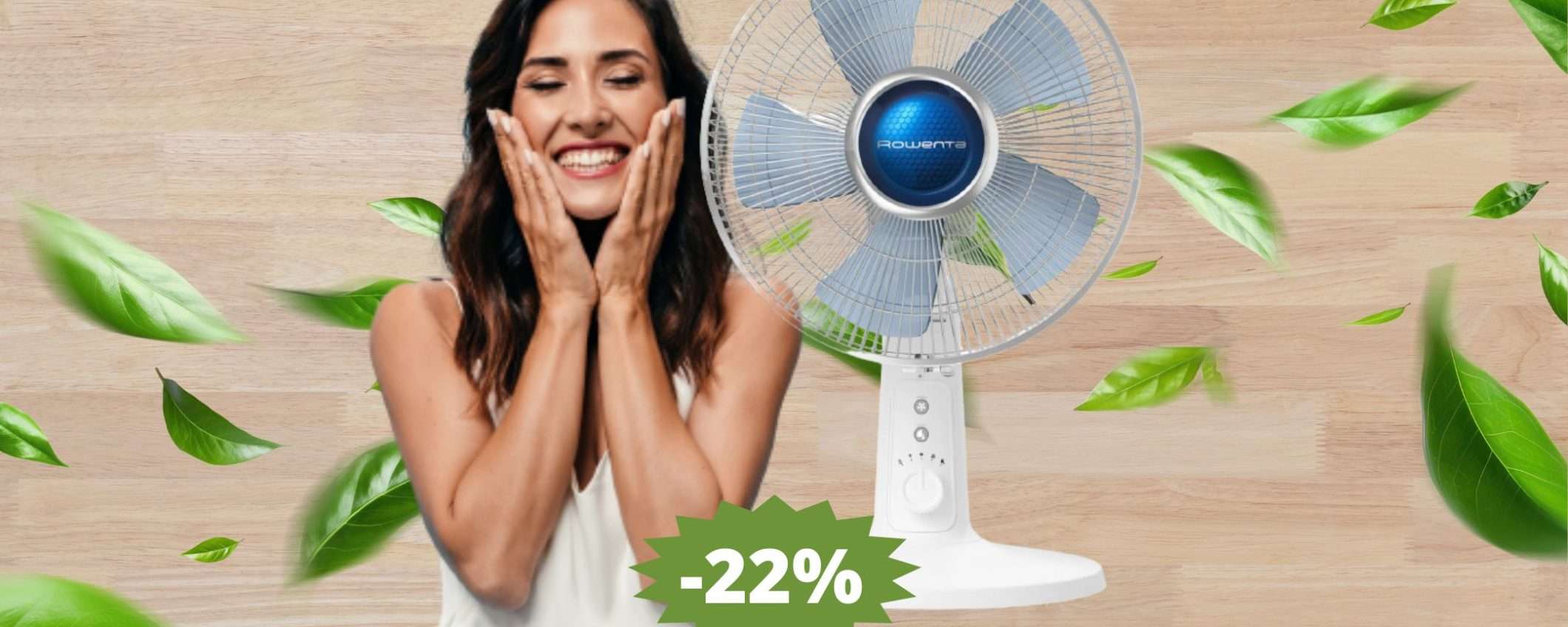 Ventilatore Rowenta Turbo Silence Extreme: compatto, potente e in sconto Ventilatore Rowenta Turbo Silence Extreme: compatto, potente e in sconto