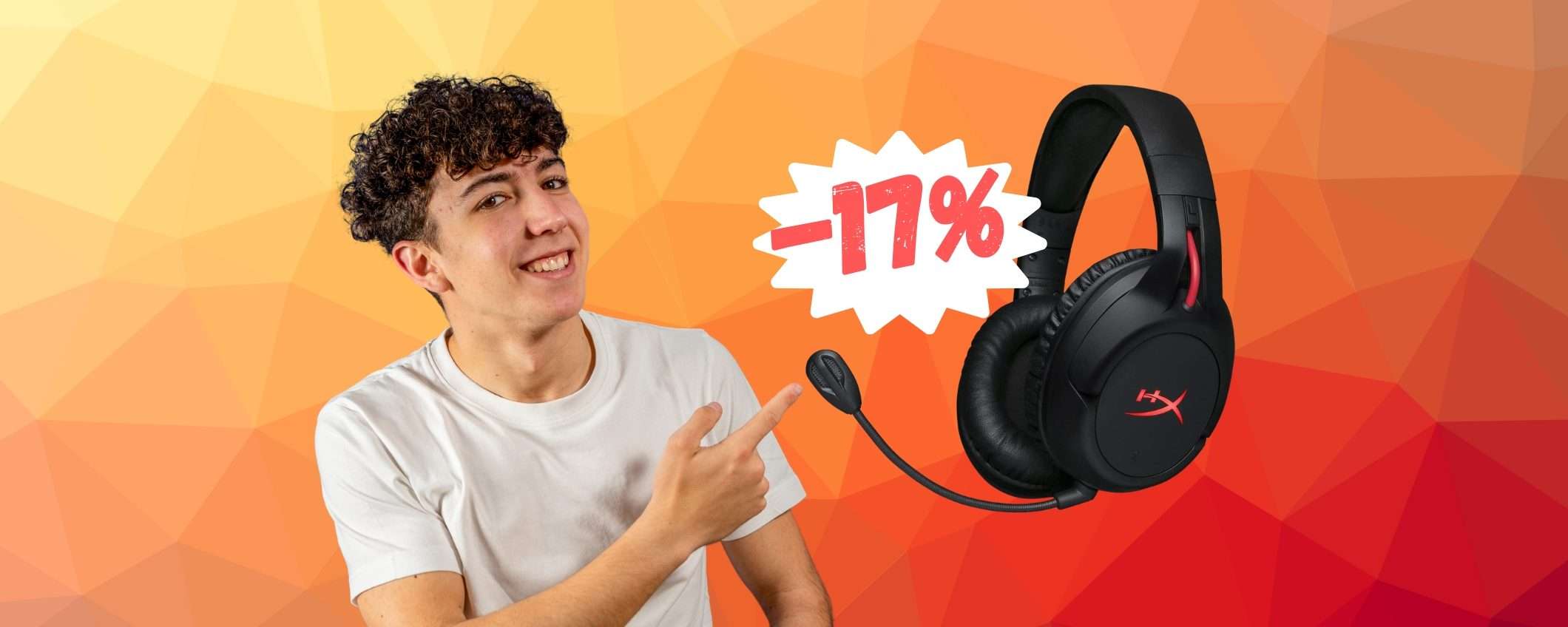 Cuffie wireless per veri Gamer? HyperX Cloud Flight su Amazon Cuffie wireless per veri Gamer? HyperX Cloud Flight su Amazon