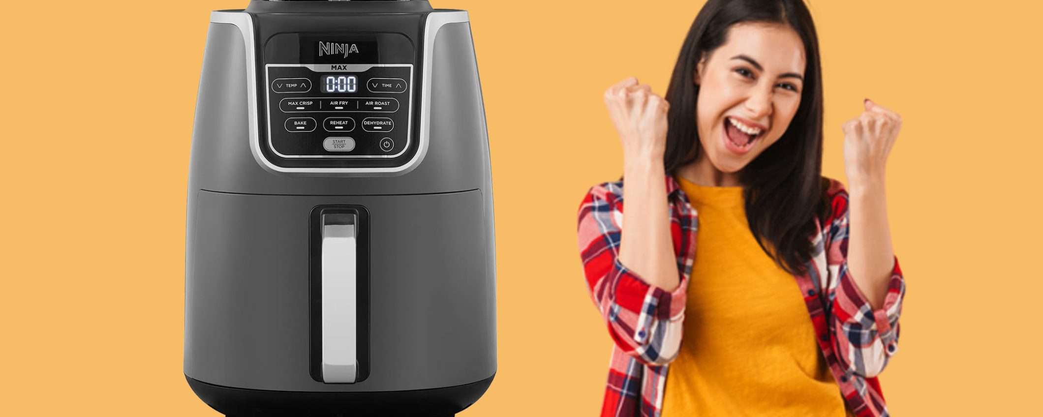 Friggitrice ad aria da 5.2 l in offerta: oggi con sconto TOP del 12% Friggitrice ad aria da 5.2 l in offerta: oggi con sconto TOP del 12%