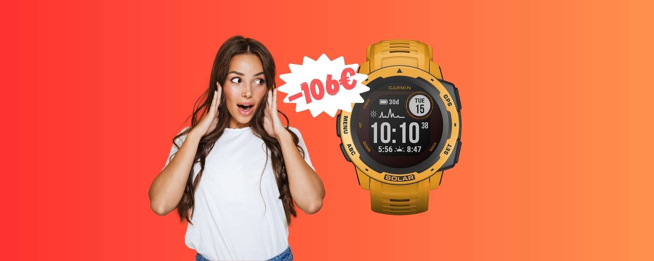Garmin Instinct Solar ricondizionato in condizioni eccellenti (-106€) Garmin Instinct Solar ricondizionato in condizioni eccellenti (-106€)