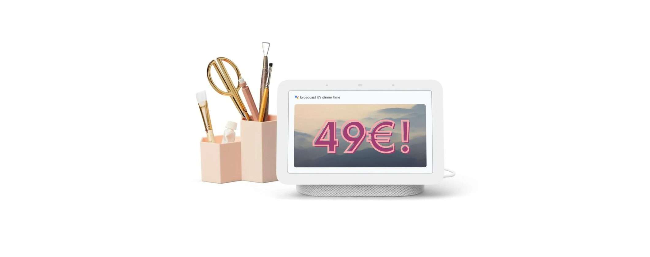 Google Nest Hub 2 a 49€: crolla il prezzo su eBay Google Nest Hub 2 a 49€: crolla il prezzo su eBay