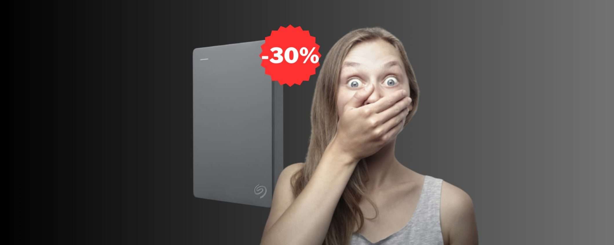 Hard Disk esterno Seagate da 5TB in super offerta a 89,99 euro da Unieuro Hard Disk esterno Seagate da 5TB in super offerta a 89,99 euro da Unieuro