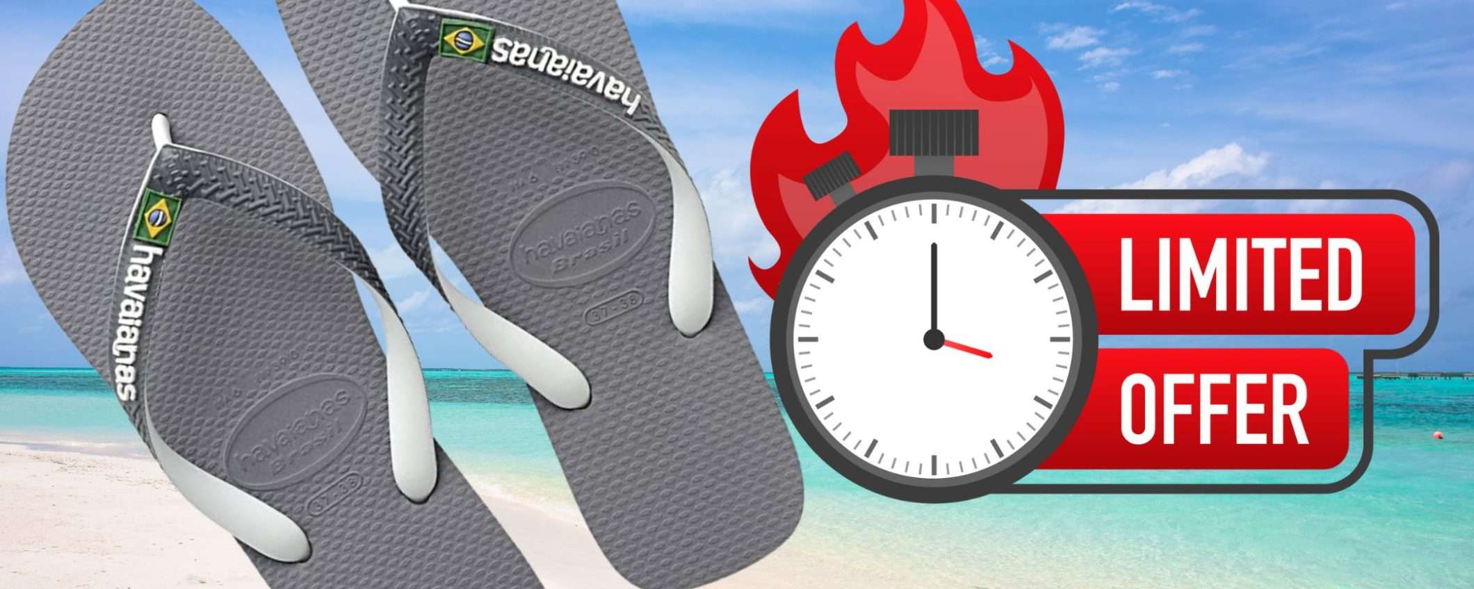 Infradito Havaianas a 14€: sconto WOW 52% (scorte in rapido esaurimento) Infradito Havaianas a 14€: sconto WOW 52% (scorte in rapido esaurimento)