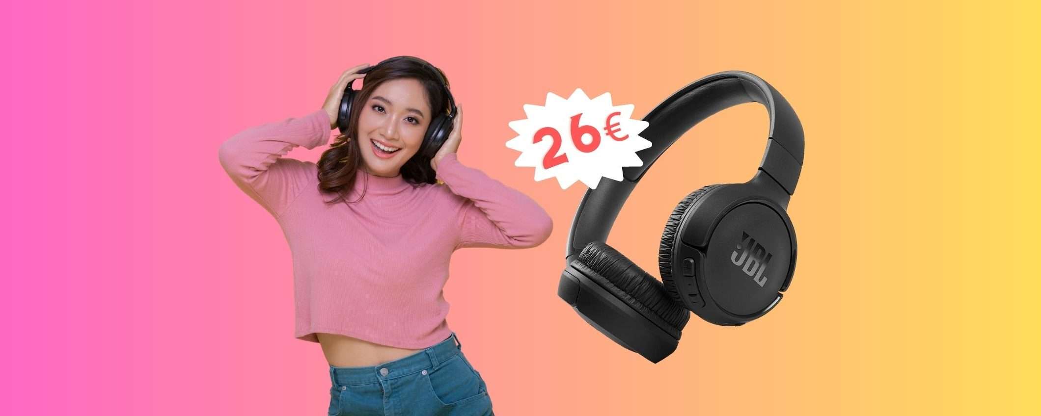 JBL Tune 510BT su Amazon al PREZZO più BASSO di SEMPRE JBL Tune 510BT su Amazon al PREZZO più BASSO di SEMPRE