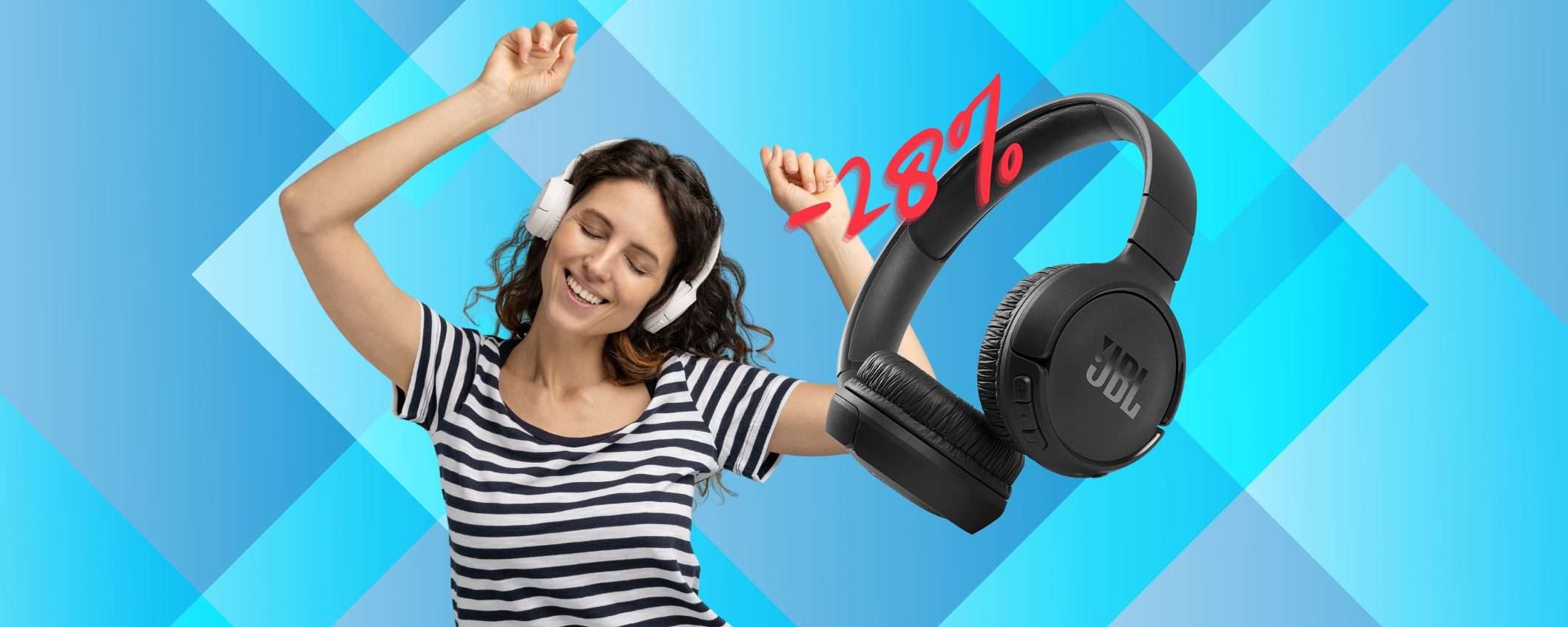 JBL Tune 510BT: qualità prezzo TOP e ora in SCONTO del 28% JBL Tune 510BT: qualità prezzo TOP e ora in SCONTO del 28%