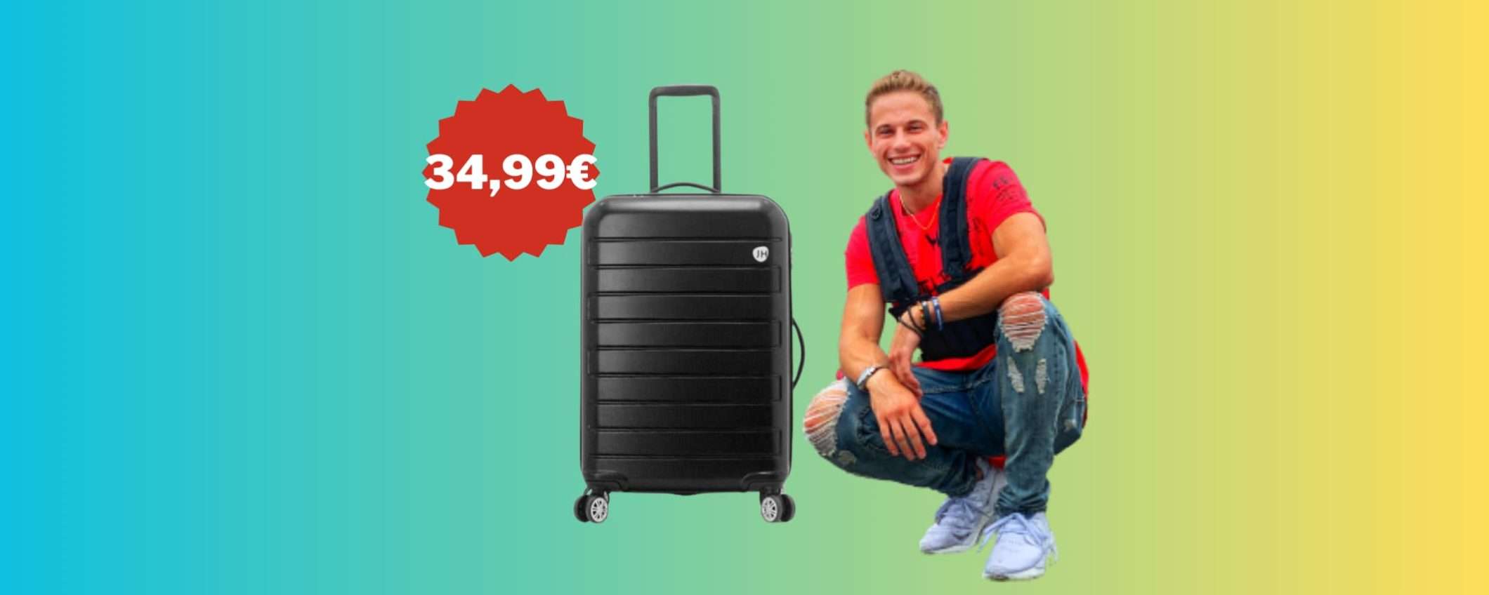 Trolley cabina rigido Joia Home in offerta a 34,99 euro da Unieuro Trolley cabina rigido Joia Home in offerta a 34,99 euro da Unieuro