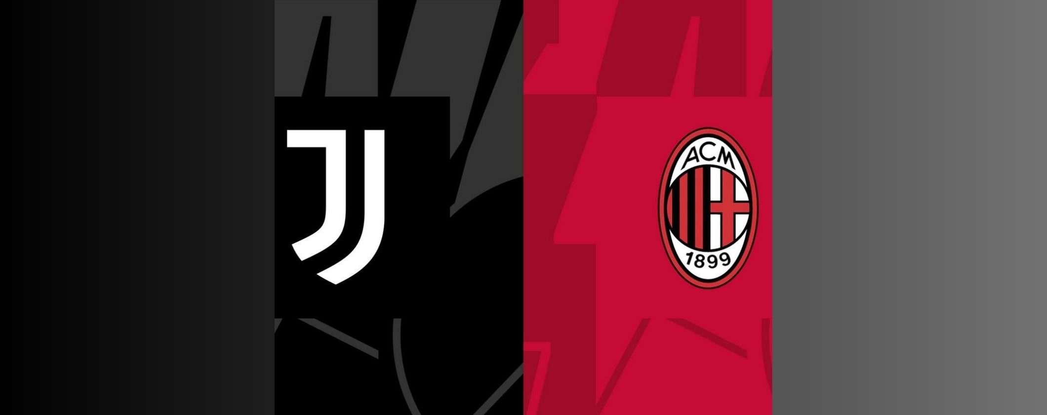 Juventus-Milan: come vedere la partita in diretta streaming