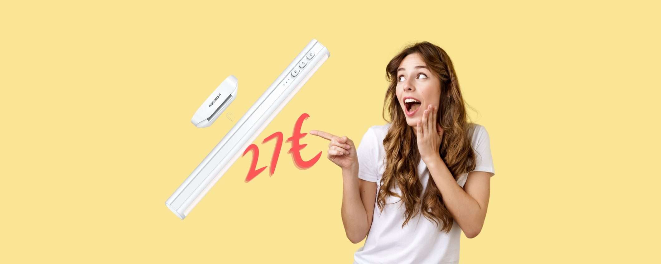 Lampada LED portatile con magnete: versatile e costo irrisorio Lampada LED portatile con magnete: versatile e costo irrisorio