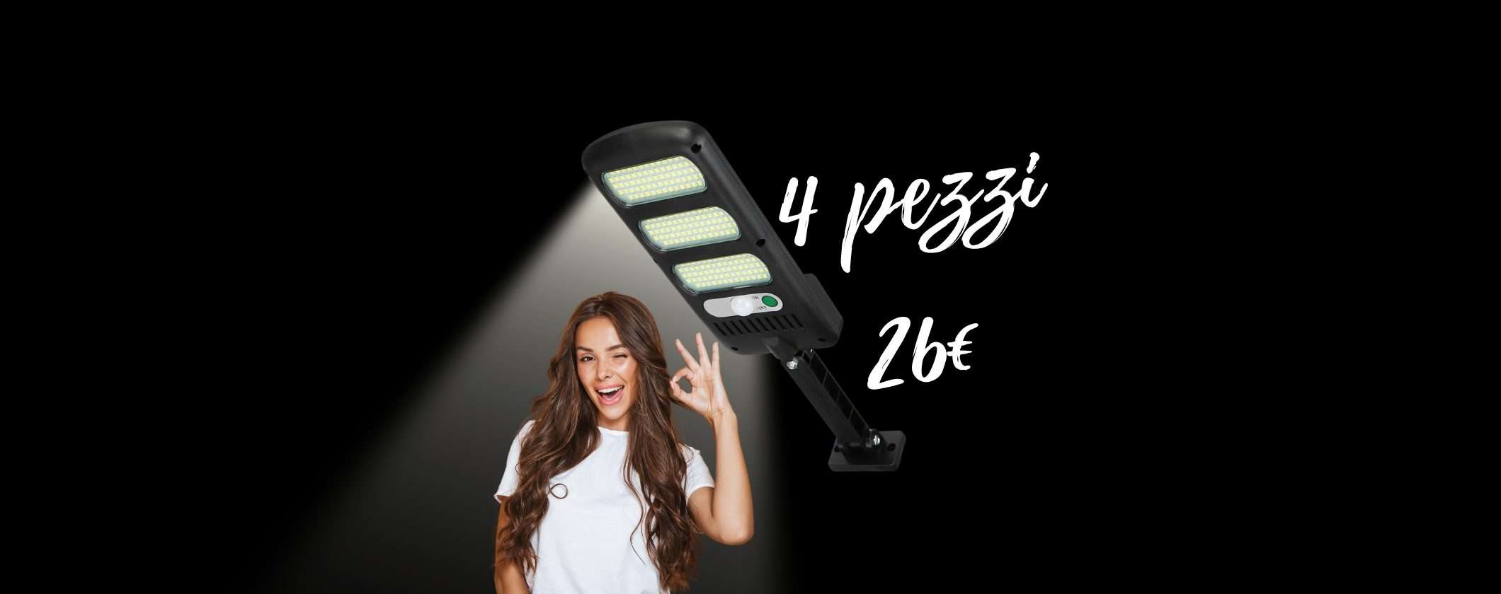 Lampione Solare Stradale LED: 4 PEZZI su eBay a soli 26€ Lampione Solare Stradale LED: 4 PEZZI su eBay a soli 26€