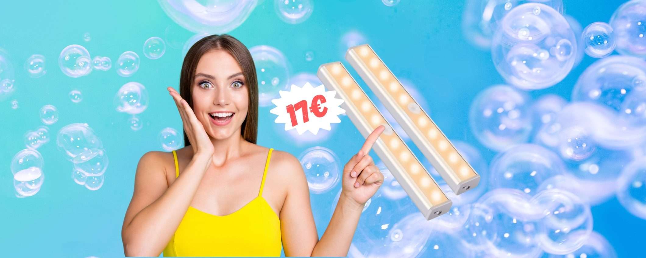 Luce in armadi e cassetti con queste lampade ricaricabili a 17€ Luce in armadi e cassetti con queste lampade ricaricabili a 17€