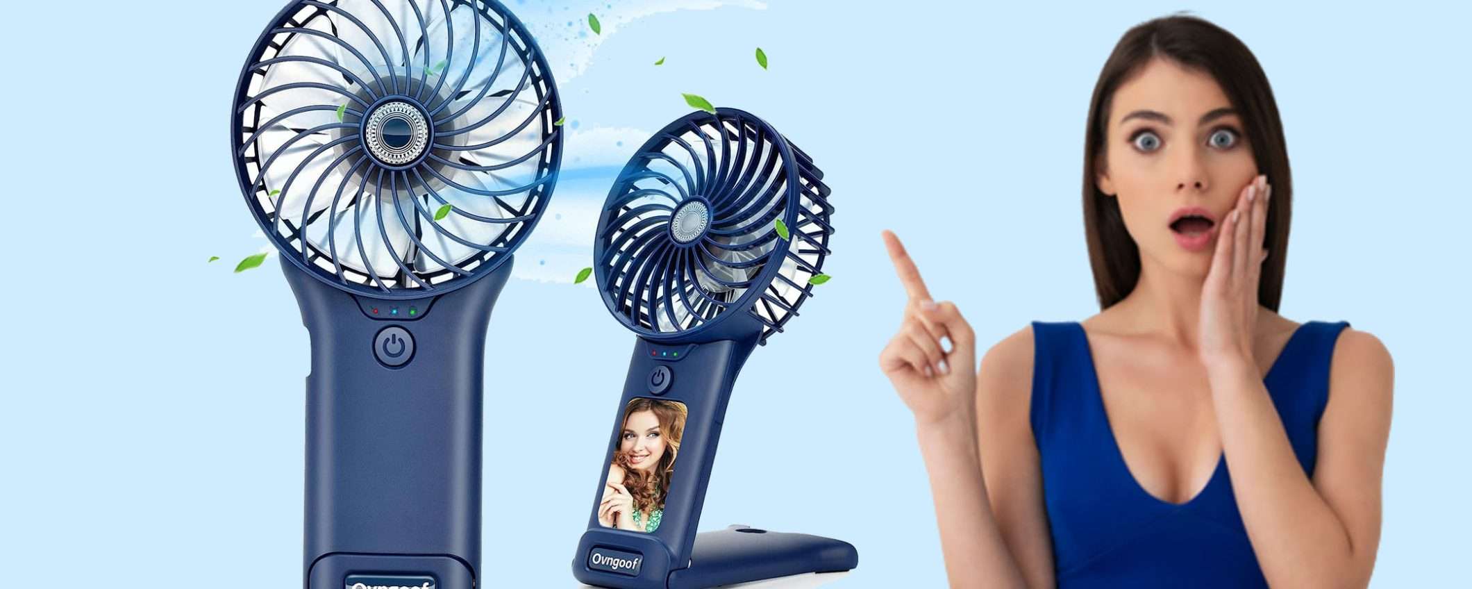 Mini ventilatore 3 in 1 con specchio: aria sempre fresca con soli 13€ Mini ventilatore 3 in 1 con specchio: aria sempre fresca con soli 13€