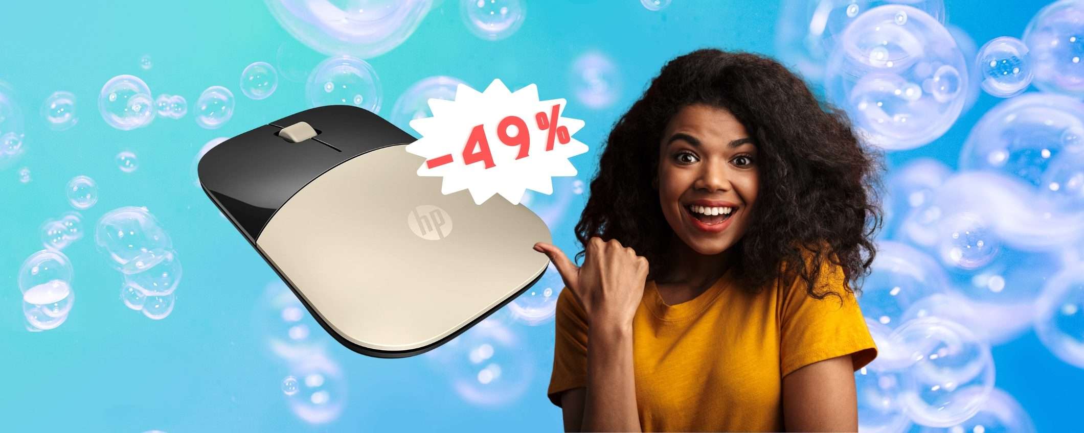 Mouse wireless HP preciso su Amazon quasi a METÀ PREZZO Mouse wireless HP preciso su Amazon quasi a METÀ PREZZO