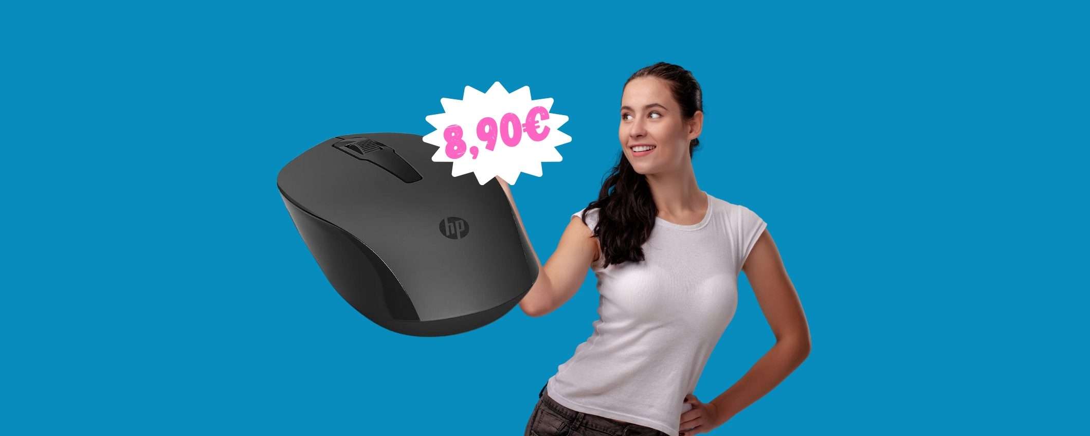 Mouse wireless HP con ricevitore a 8,90€: ROBA da MATTI Mouse wireless HP con ricevitore a 8,90€: ROBA da MATTI