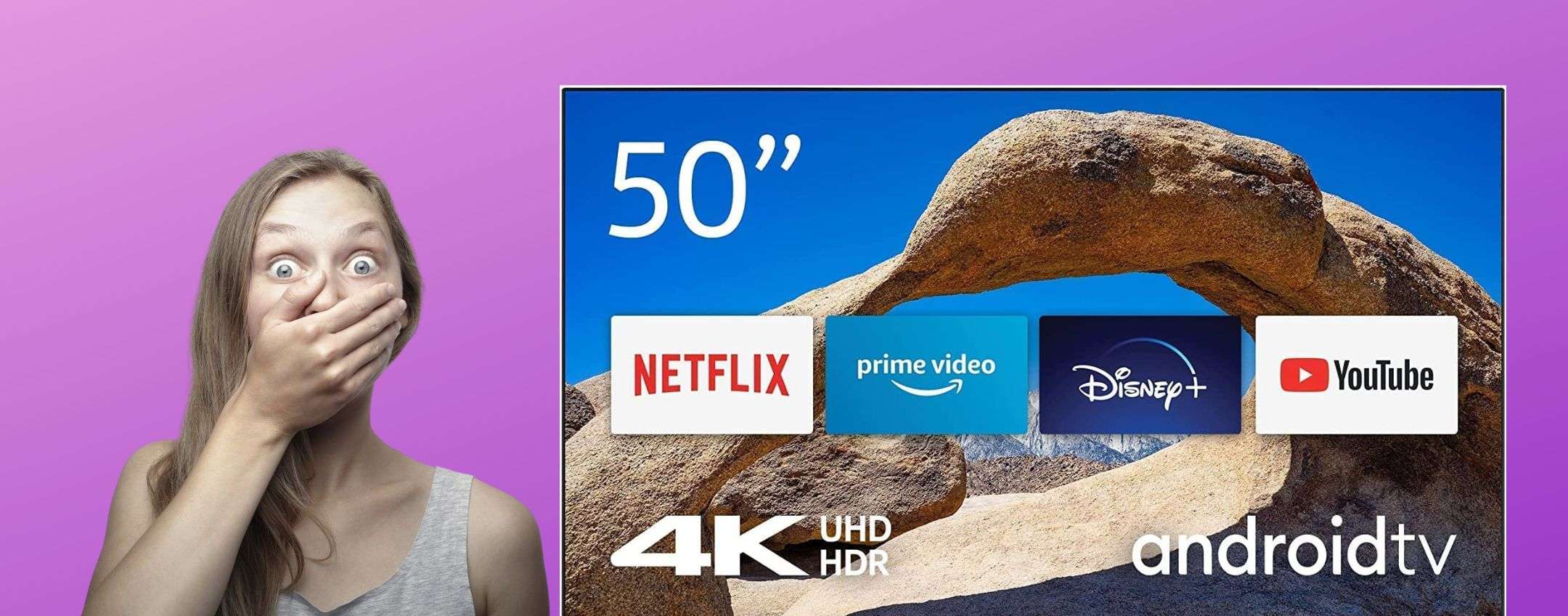 dimensioni di un televisore 50 pollici